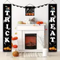 Halloween Trick or Treat porch banners for festive home indoor outdoor party decoration - Pattern 16 (SDL-016) / 30x150cm