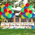 Alles Gute Zum Schulanfang Banner für den Schulanfang im Freien Garten Dekoration - Deutsche Schulanfang Grußstil (SHF-002) / 30x120cm
