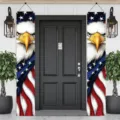 Patriotic American eagle porch banners for US 250th anniversary celebration decoration - 250th Anniversary Style (SDL-003) / 30x150cm