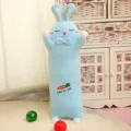 Soft light blue long rabbit plush pillow for sleeping and cozy home bedroom decoration - Rabbit / 1m / Blue