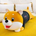 Süßer Shiba Inu Plüschtier Hund Kuscheltier Schlafkissen weiche Puppe Geschenk Kinder - 70 cm / Gelber Shiba Inu (Jeden Tag Glücklich)