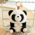 Simpatico portachiavi panda in peluche, morbido ciondolo borsa animale per bambini. - 13cm / Panda