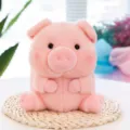 Pink cute pig plush toy, soft stuffed animal doll variant for kids and adorable gifts. - Spherical Series (Piglet)