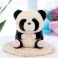 Cute panda plush toy soft stuffed animal doll lovely cartoon gift for kids and girls cute decor - Spherical Series (Panda)