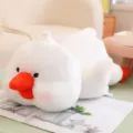 Adorable soft white penguin plush toy cute prone pillow for office nap and stress relief - 45cm / Chicken