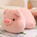 Adorable soft pink pig plush animal toy, comfortable office nap pillow for stress relief - 45cm / Pig