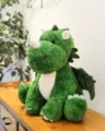 Grüner Plüsch Dinosaurier Spielzeug süße Drache Puppe flauschiges Kuscheltier Kindergeburtstag - 23cm / Flugsaurier