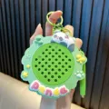 Simpatico portachiavi panda verde con lavagna magnetica a sfere per lo zaino - Verde