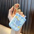 Electric touch maze game keychain in mini phone shape with cute blue shark graphic - Shark Style / Blue