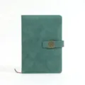 Taccuino A5 verde aziendale con elegante fibbia in metallo in stile cinese - A5 / Verde scuro