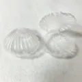 Durchsichtige Schalenform-Aufbewahrungsbox aus Kunststoff für Hochzeitsbonbons und Feiern - Transparent