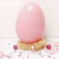 Large 30cm pink refillable surprise Easter egg toy for kids party gifts and candy filling - 30cm / Pink