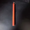 Classic orange tapered candle for festive Christmas holiday and party table decorations - Standard Long Strip Candle Mold / 1.3x16cm / Red