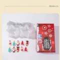 LED Christmas star string lights with festive Santa and snowman charms - LED String Lights Set Type 1