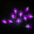 Decorative purple bat Halloween LED string lights for festive indoor party atmosphere - Bat