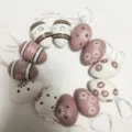 Set of 12 decorative Easter eggs with flower and stripe patterns for hanging - Style F / 12 Pieces/Pack (6cm) / Colorful