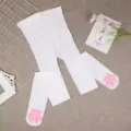 White 3D Cat Paw Tights Lolita Anime Cosplay Cute Stockings Soft Pantyhose Variant - One Size / 3D Pink Paw Pad Tights with White Base