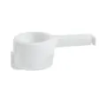 White multifunctional plastic food bag sealing clip with pouring spout for snacks - White