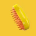 Yellow electric pet grooming spray brush for cats and dogs for effective hair removal - Yellow Color Box (With Data Cable) / Yellow