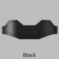 Durable black silicone sports patellar strap for basketball running and knee support - One Size / Black