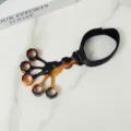 Adjustable black and orange finger exerciser hand grip trainer with 13-21LB resistance levels - Classic camouflage orange + belt