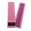 Pink fabric hip resistance bands for effective glute and squat fitness training - Pink 8cm Width Thick