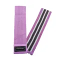 Durable purple elastic hip resistance bands for glute training, squats, and yoga workouts - Purple 8cm Width Thick