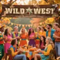 Wild West cowboy theme banner for outdoor courtyard party decoration and festive atmosphere - 30x120cm (With Rope)