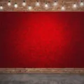 Fond de photographie en tissu texturé rouge pour la prise de vue de portraits et de produits studio. - SBJ-004 / 95x75cm