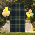 Green Scottish plaid arch backdrop cover for party wedding birthday decoration - Tartan Plaid (SGX-003) / 50X120CM