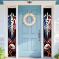 USA 250th Anniversary door banners featuring bald eagle and patriotic 1776-2026 design - 250th Anniversary Style (SDL-002) / 30x150cm
