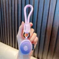 Purple leather letter O keychain charm with a braided strap for stylish bag decoration - Letter O