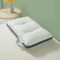 Oreiller rafraîchissant ergonomique pour le cou, noyau de coussin doux avec étiquette. - 48*74±4 cm / Blanc