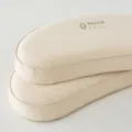 Natural cotton linen crescent pillow for children featuring breathable fabric and soft silicone - High Height (Single) / 55*31cm/Single
