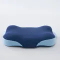 Almohada ergonómica 3D de espuma viscoelástica mariposa azul para soporte de cuello - Pieza Única / Azul marino