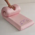 Almohada larga de espuma viscoelástica rosa con rebote lento para sueño profundo. - Almohada Doble Compañero de Sueño Profundo / Pack 35x120cm / Rosa