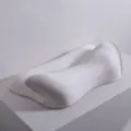 Almohada ergonómica de espuma viscoelástica refrescante para soporte cervical y del cuello - 60x39x13cm/Pieza / Gris claro
