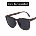 Gafas de sol plegables con montura de carey oscuro y protección UV de alta calidad - Bisagra de Metal / Carey Tinta