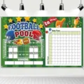 American Football Pool Thema Party Hintergrund für Spielraten und Stadiondekor. - 95x75cm