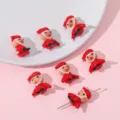 Handmade glass Santa Claus beads for creative DIY jewelry making and Christmas crafts - Santa Claus Pendant