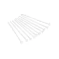 High-quality silver-toned rounded head T-pins for DIY jewelry making and beading tasks - Length 20mm Thickness 0.6mm (10 Pieces/Pack) / Silver Plated