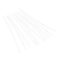 Silver flat head T-pins for DIY jewelry making beading and earring craft accessories - Length 50mm Thickness 0.6mm (10 Pieces/Pack) / Silver Plated