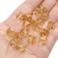 Premium 10mm amber faceted rhombus crystal beads for DIY jewelry making and crafts - Cube / 10mm Approximately 36 Pieces / Light Coffee