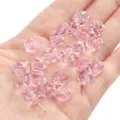 10mm faceted light pink crystal cube beads for DIY jewelry making - Cube / 10mm Approximately 36 Pieces / Pink
