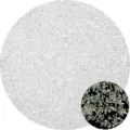 Perles de rocaille en verre lumineuses blanches pour bijoux DIY avec effet - 2.5mm (10g/paquet) / Blanc