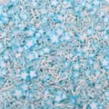 Mélange de confettis en pâte polymère étoiles bleu et blanc pour décoration DIY - Style B Étoile à Cinq Branches (ZL53) / Paquet de 10g
