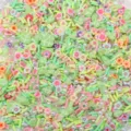 Mélange de tranches de pâte polymère florale et perles pour décoration de coque DIY - Style B Série Printemps (ZL53) / Paquet de 10g