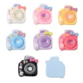 Set of colorful cartoon camera resin flatback charms for DIY doll jewelry and crafts - 10 Pieces/Pack (25*23mm) / Multicolor