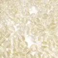 Perle di vetro tonde giallo pallido ad alta trasparenza per gioielli fai da te fatti a mano - Confezione da 30 / Giallo chiaro / 8mm