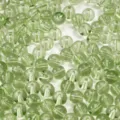 Perle di vetro verde chiaro trasparente per creazione di gioielli fai-da-te e artigianato - 30 Pezzi / Verde scuro / 8mm